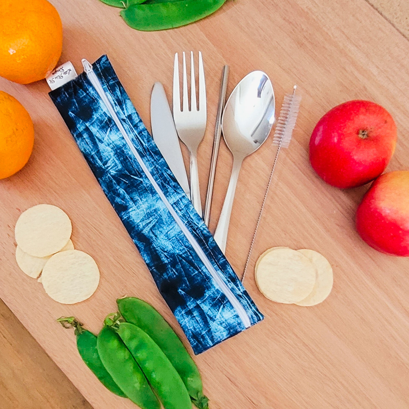 Denim Cutlery Pouch