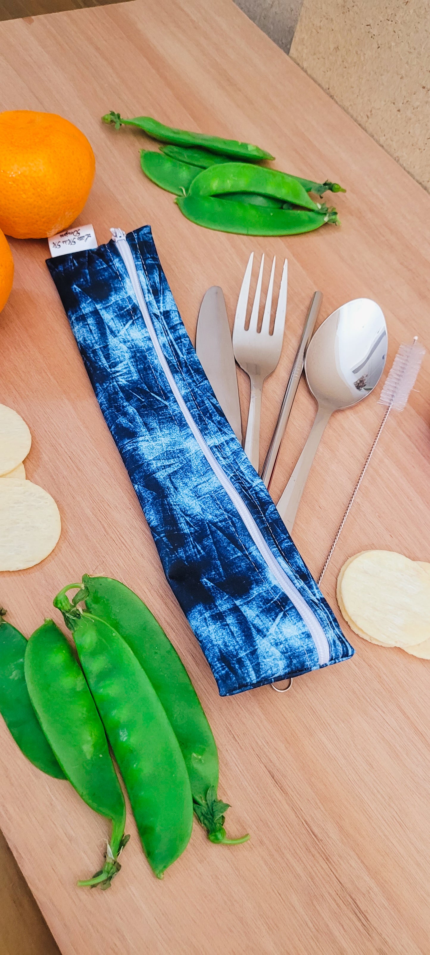 Denim Cutlery Pouch