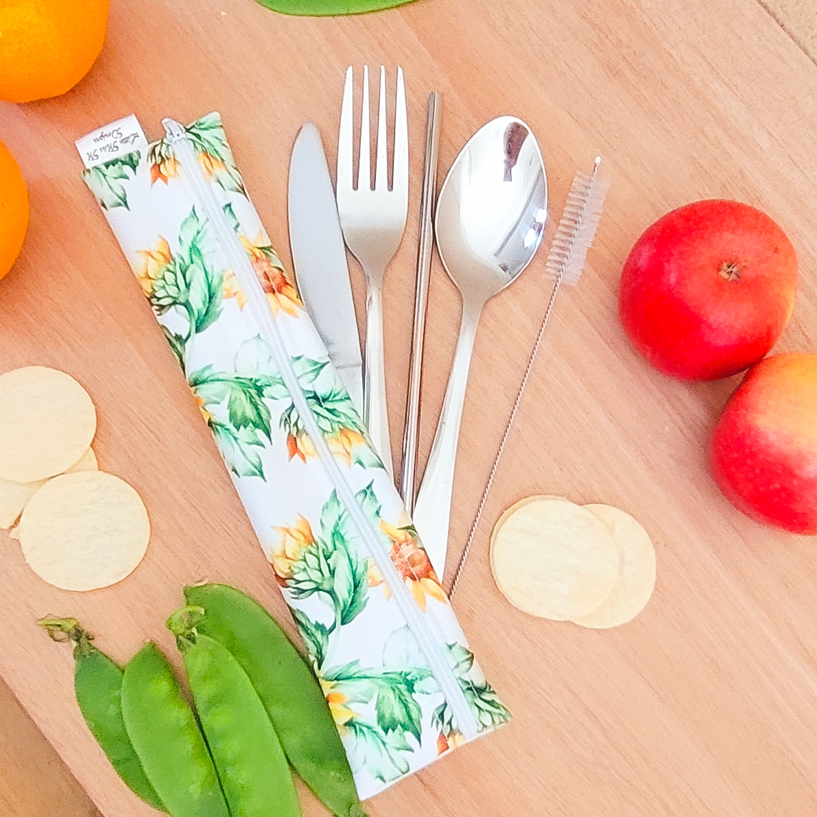 Sunflowers Cutlery Pouch