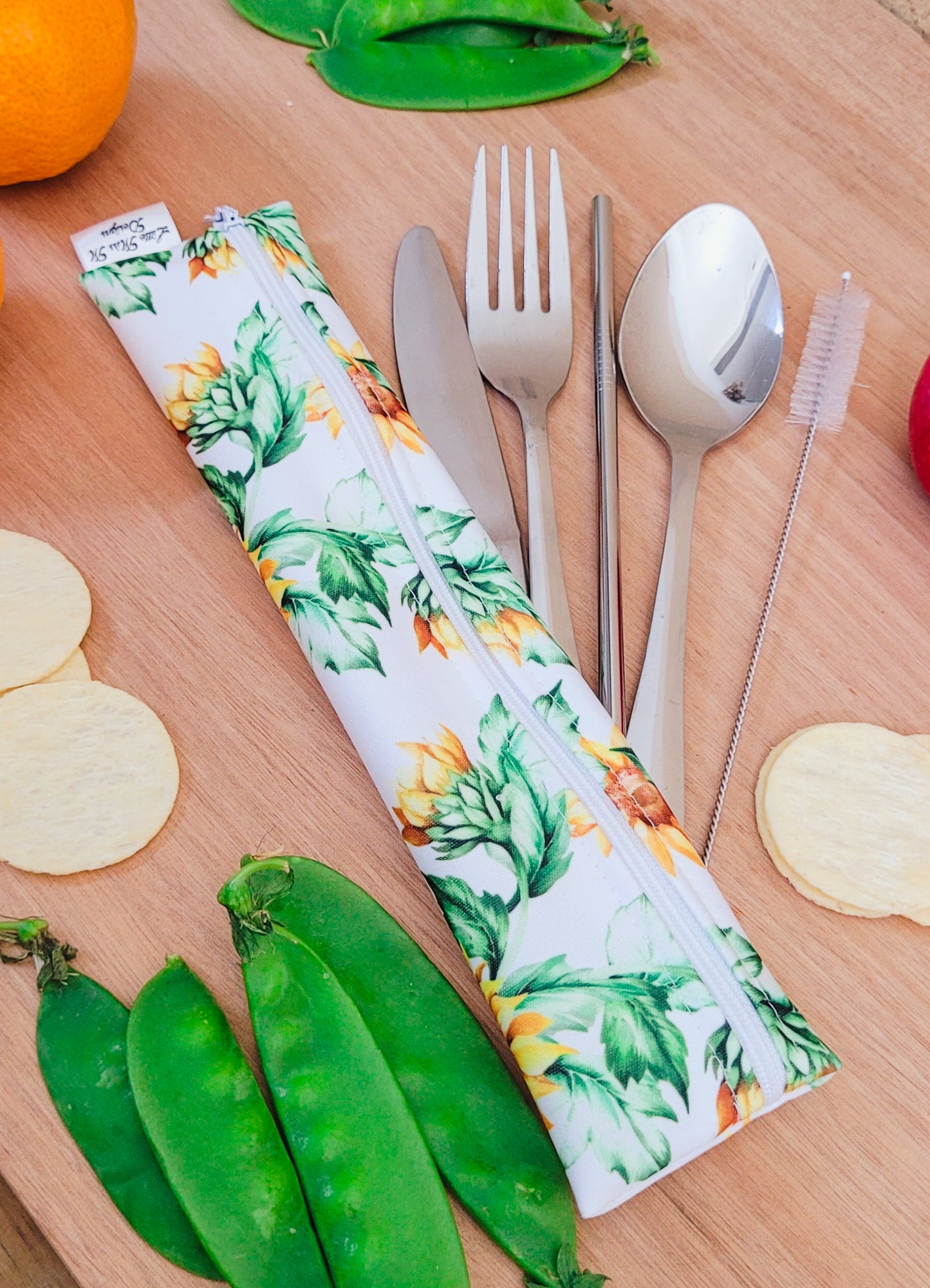 Sunflowers Cutlery Pouch