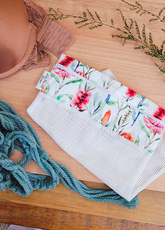 Cream Native Produce Bag / Wash Bag