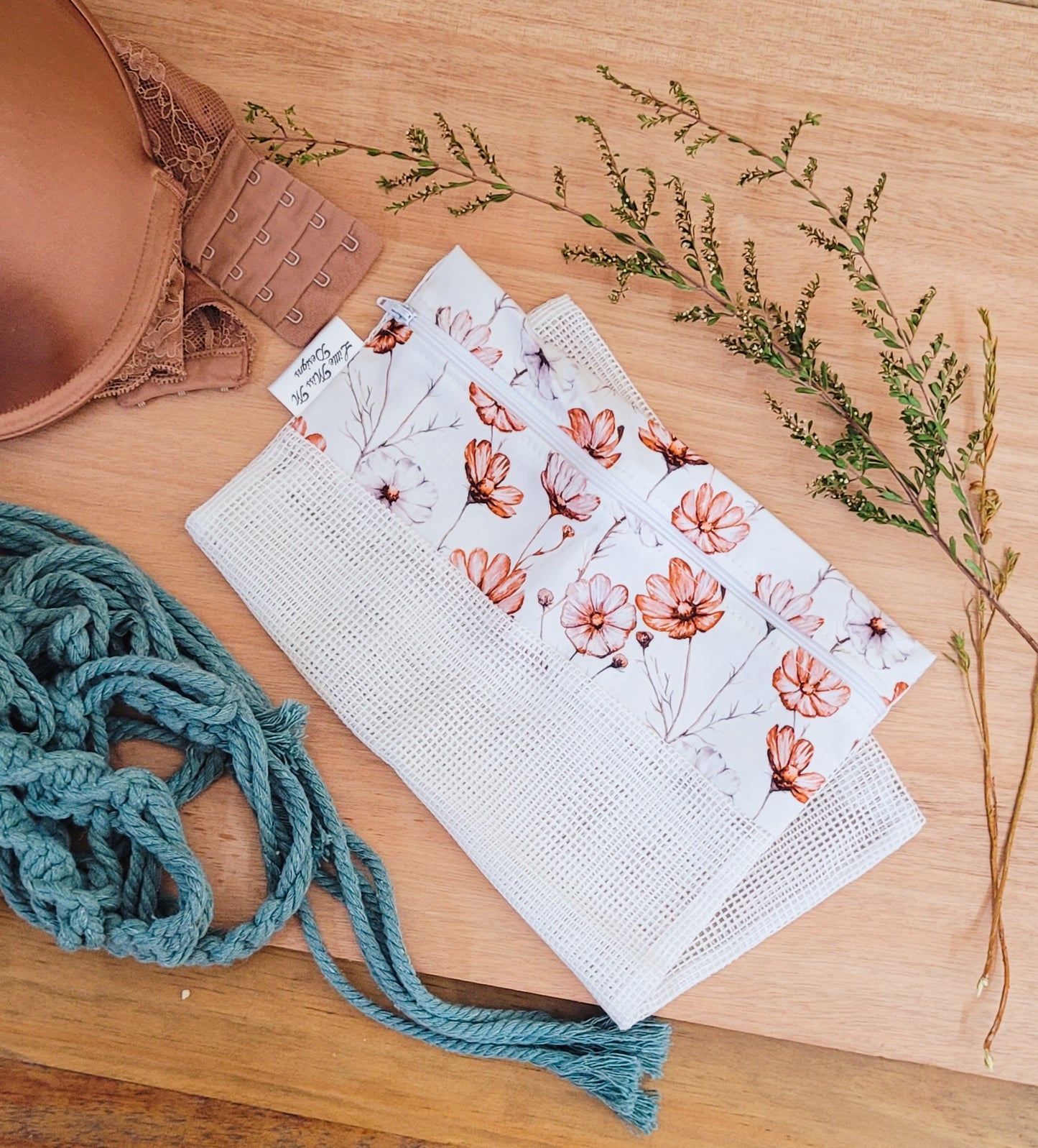Burnt Dandelion Produce Bag / Wash Bag