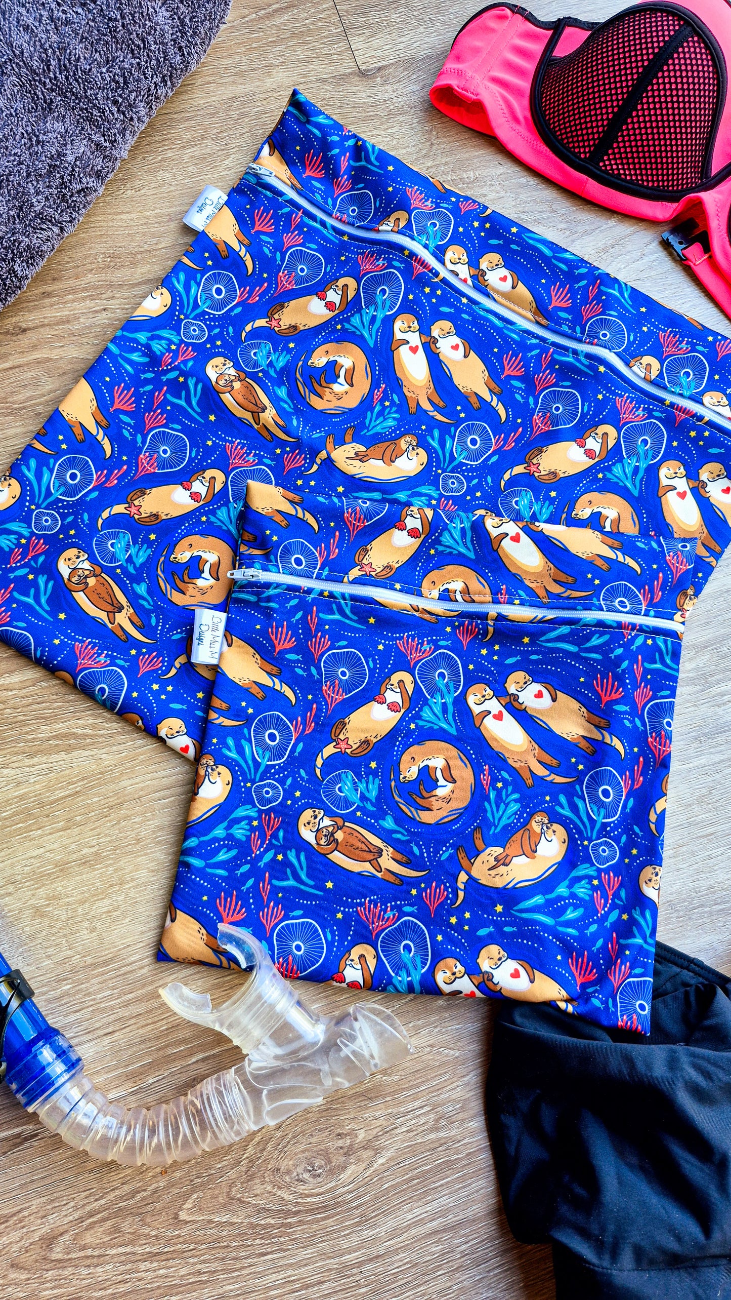 Otterly Love Snack Bags & Swim / Wet Bags NEW