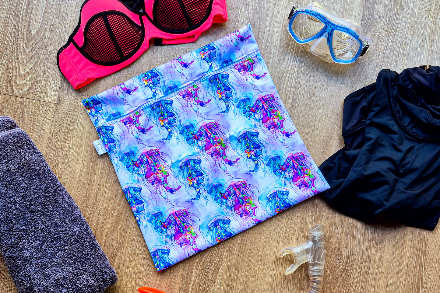 Pretty Jelly Snack Bags & Swim / Wet Bags NEW