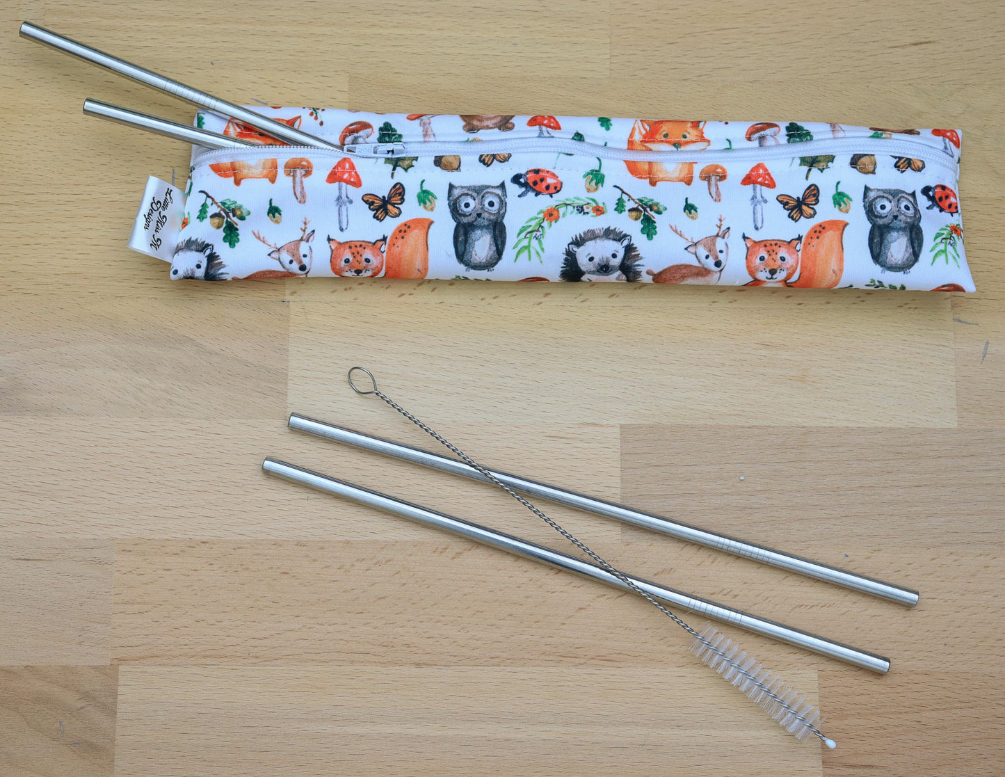 Woodlands Straw Pouch