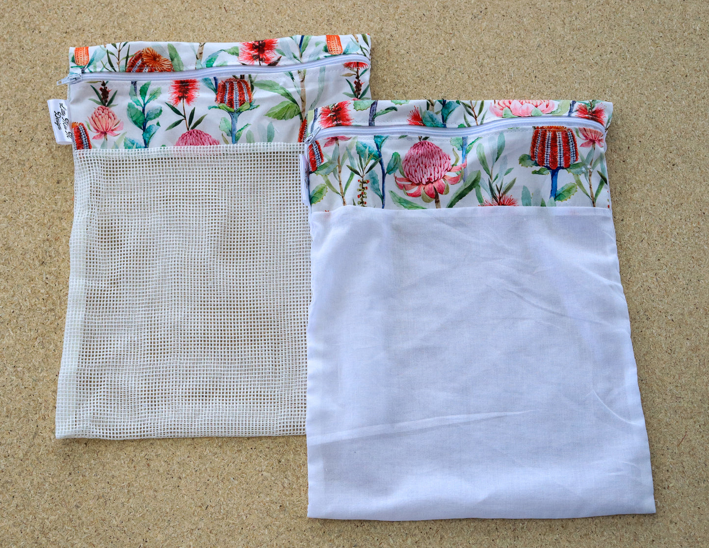 Cream Native Produce Bag / Wash Bag