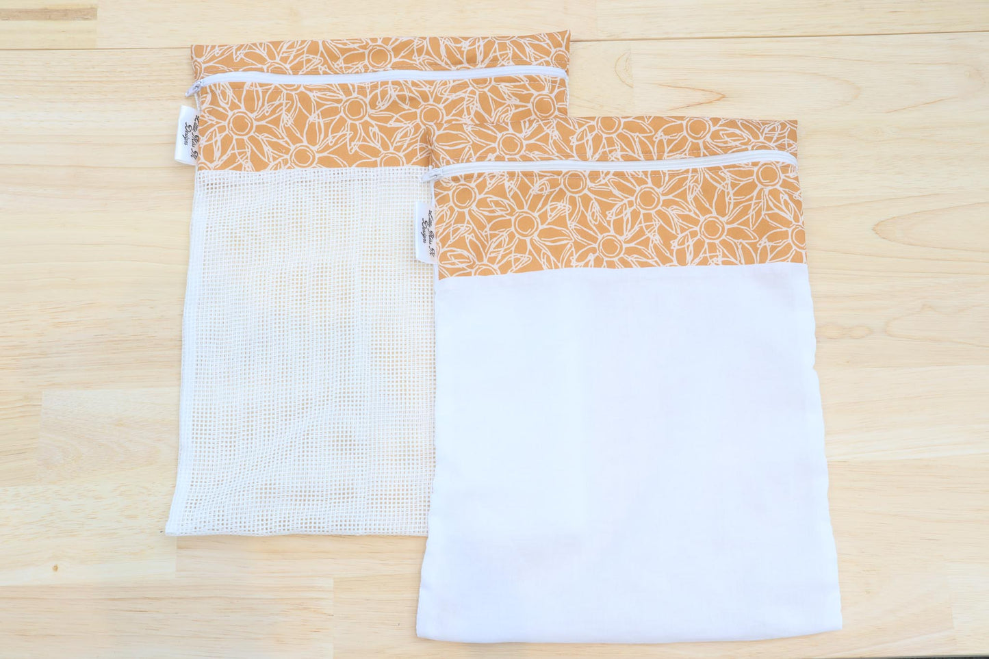 Mustard Sunflowers Produce Bag / Wash Bag