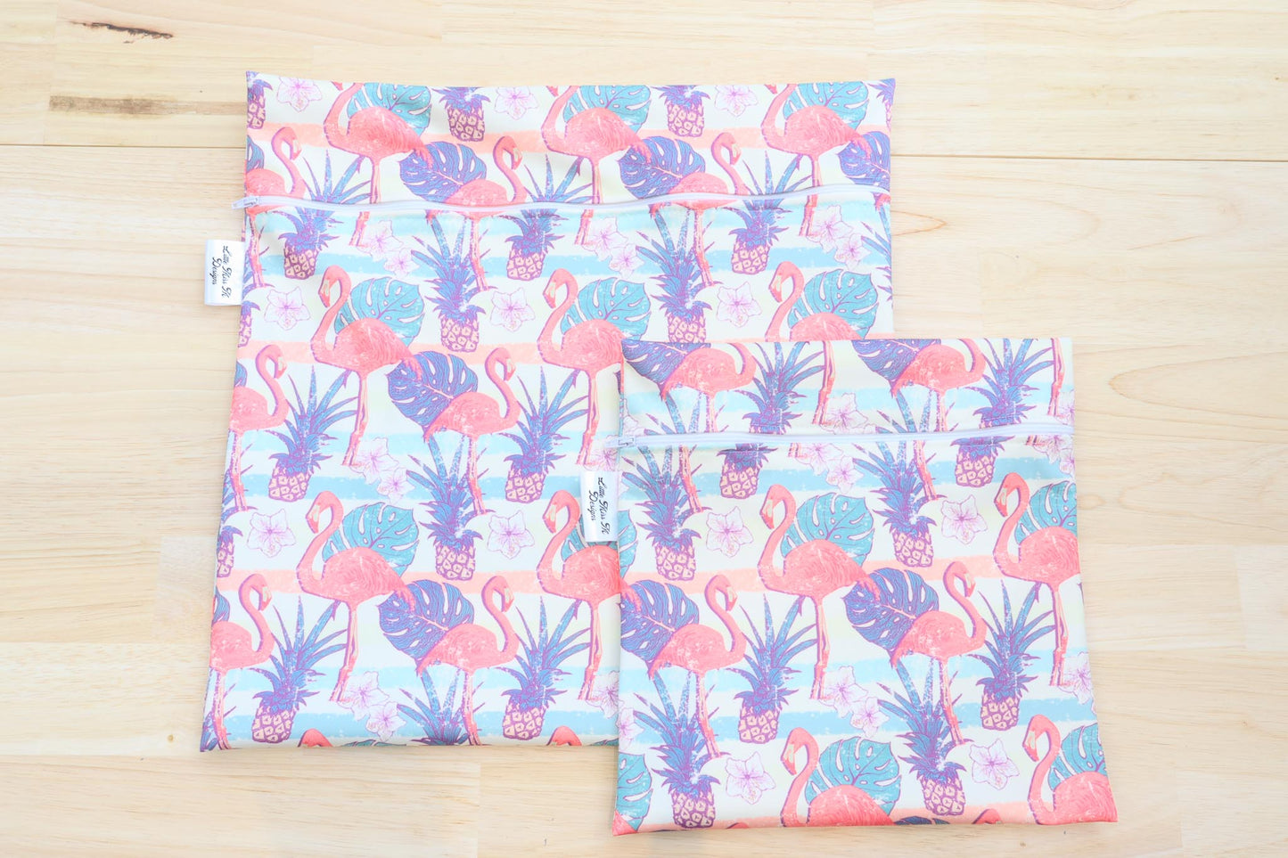 Flamingos Snack / Wet Bag