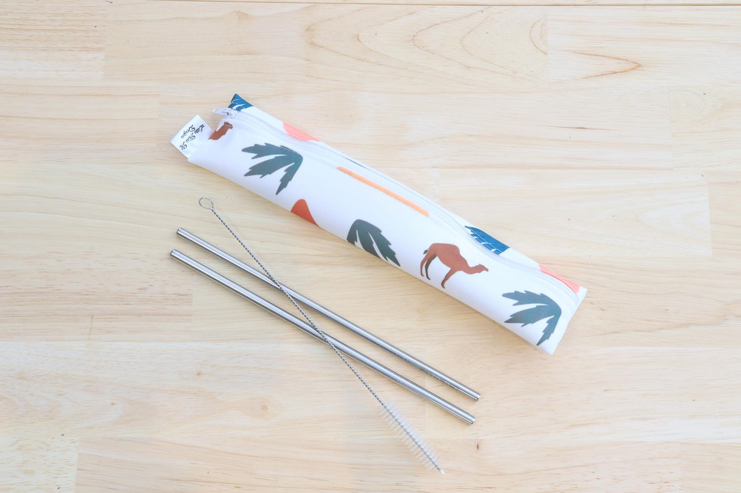 Carmel the Camel Straw Pouch