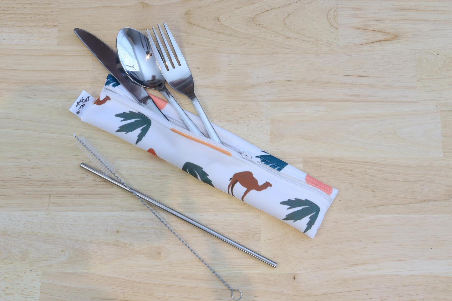 Carmel the Camel Cutlery Pouch