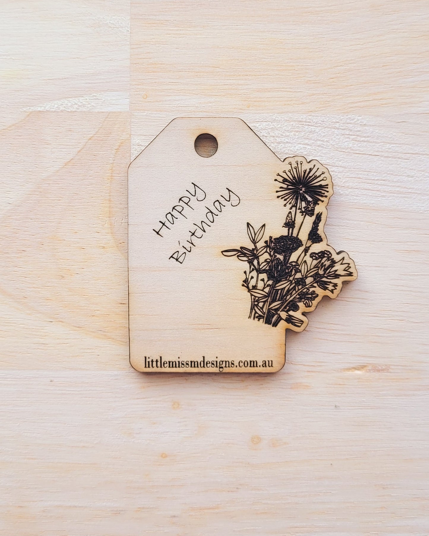 Mixed Pack of 6 Happy Birthday Reusable Gift Tags Hers