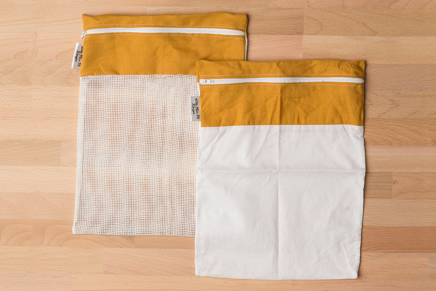 Mustard Produce Bag / Wash Bag