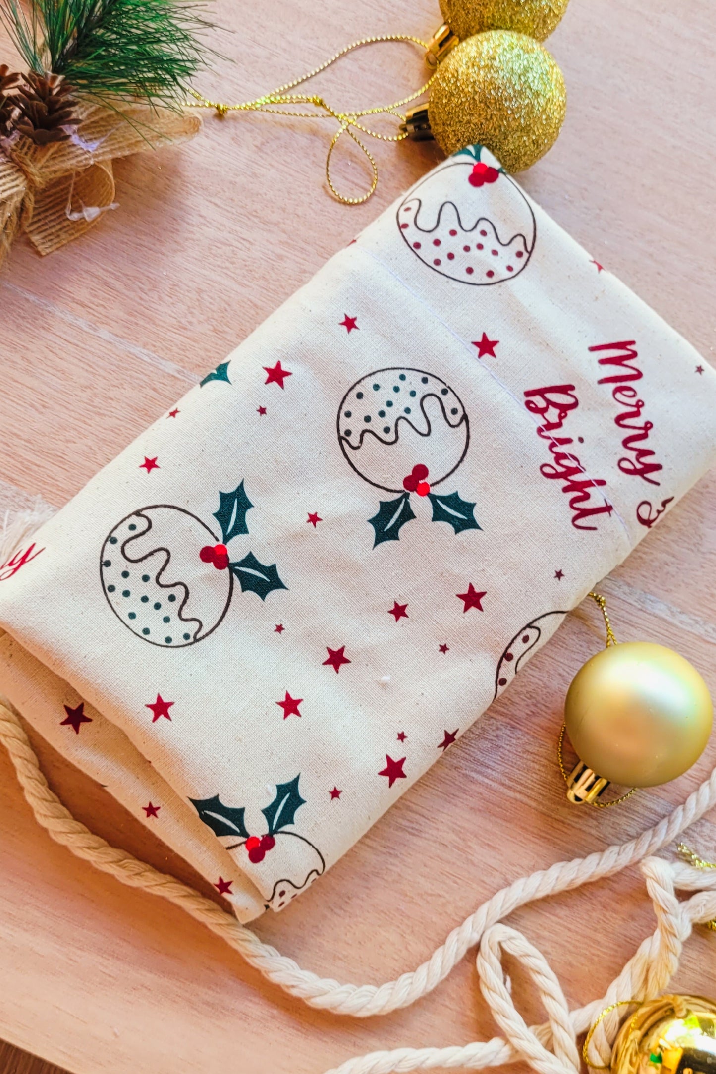 Puddings Christmas Ham Bag