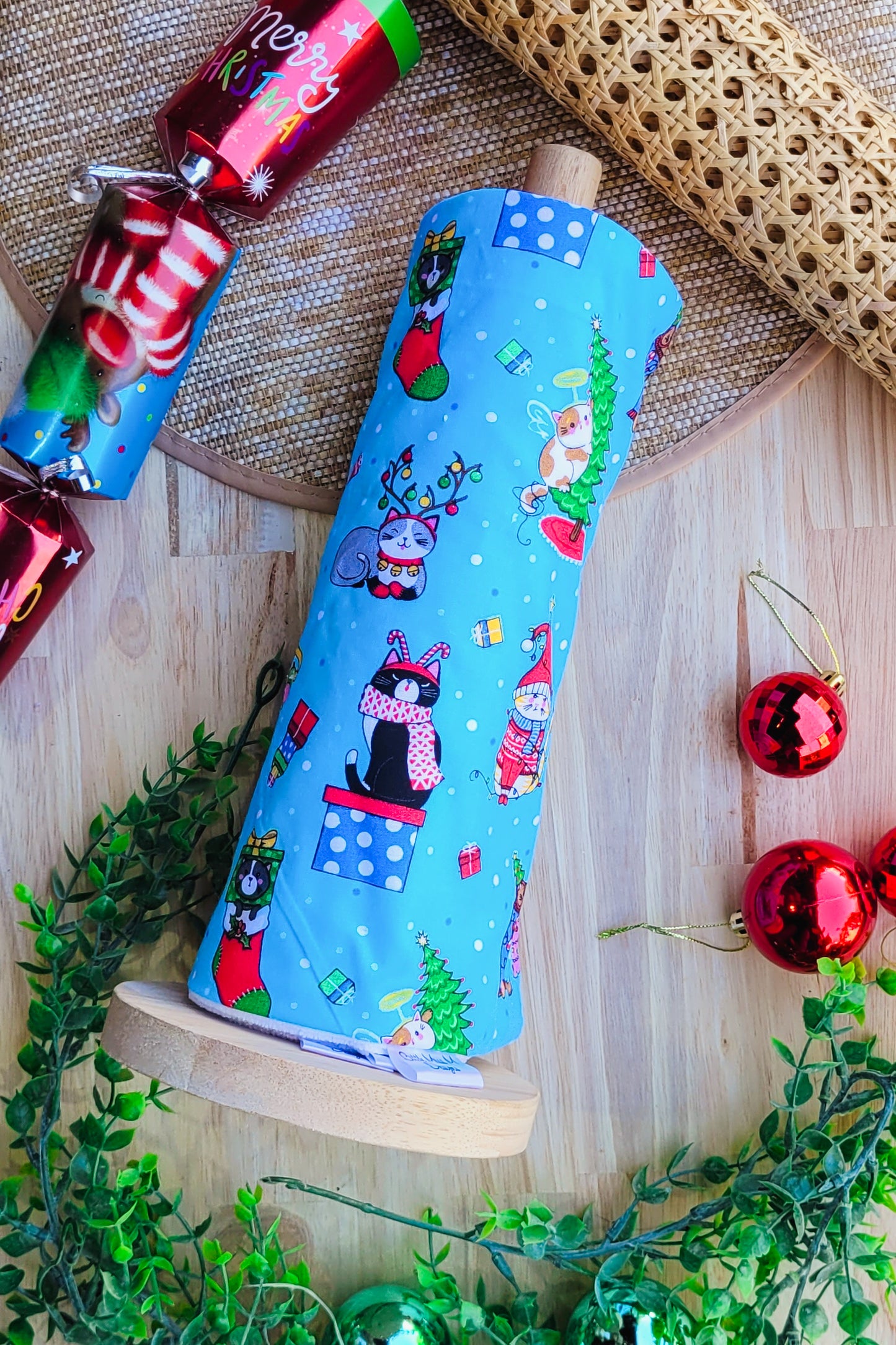 Cats Christmas Unpaper Towel