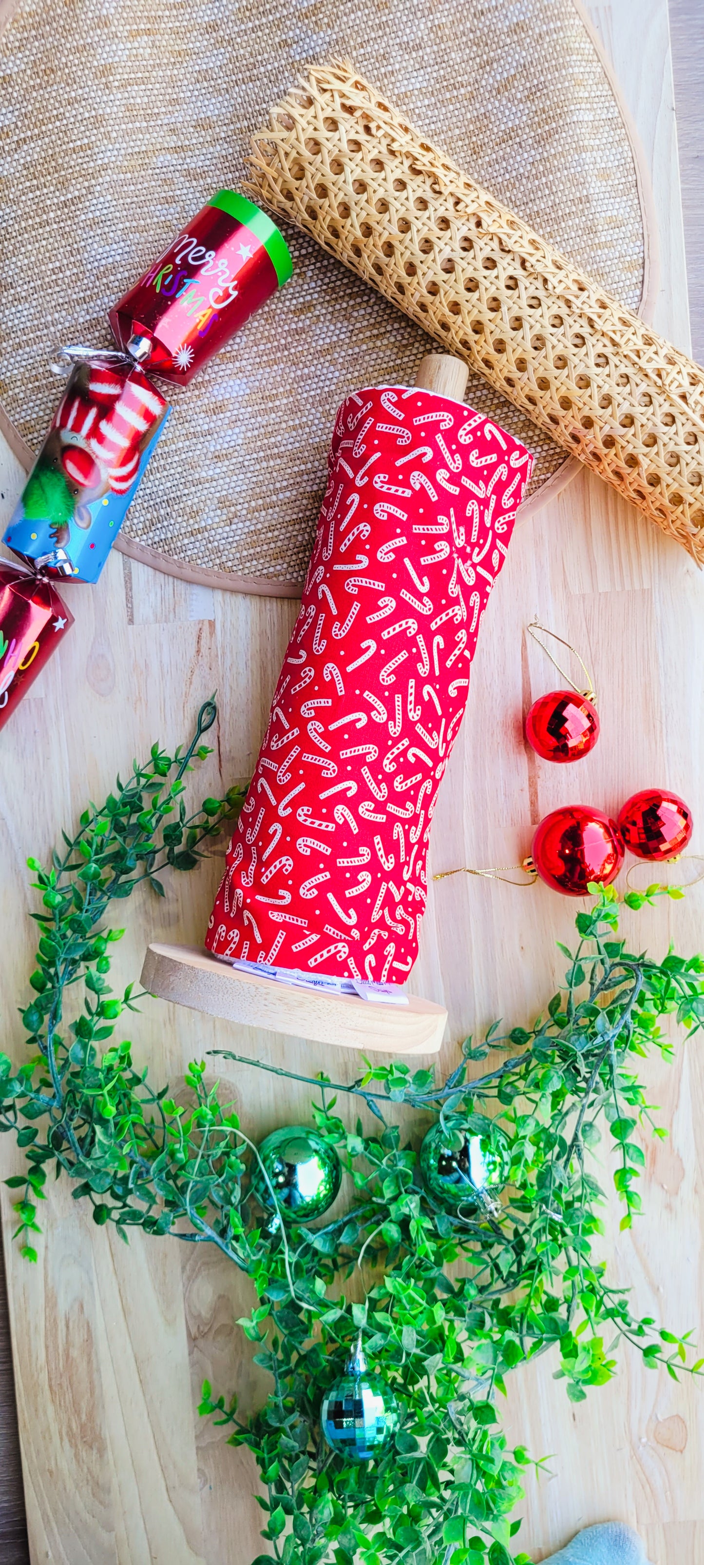 Candy Canes Christmas Unpaper Towel