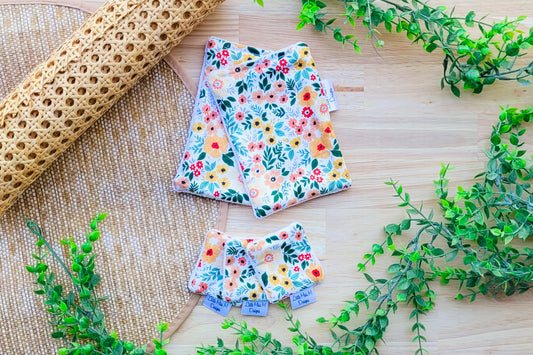 Orange Flowers Makeup wipes