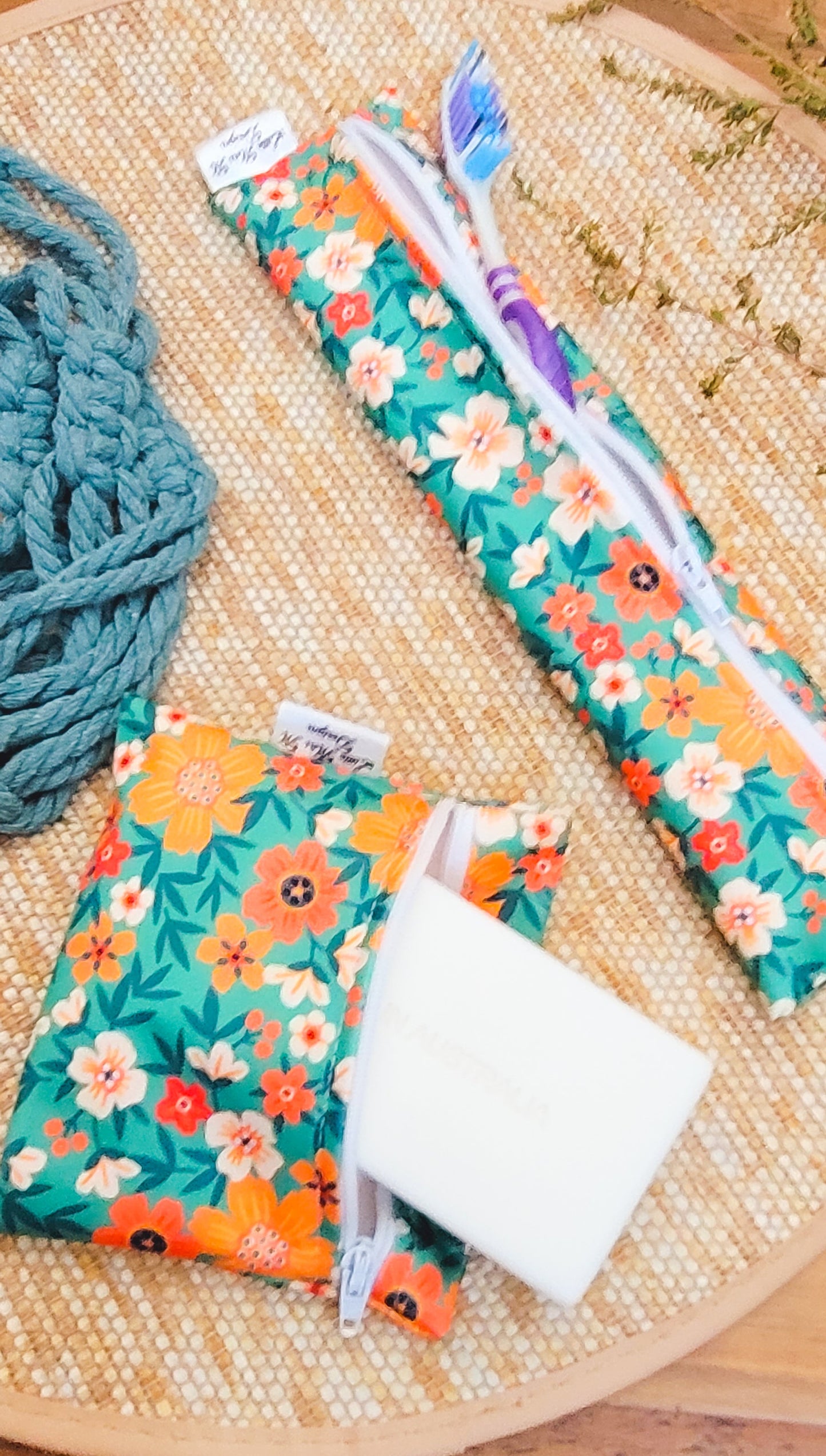 Spring has Sprung Travel Soap & Toothbrush Pouch