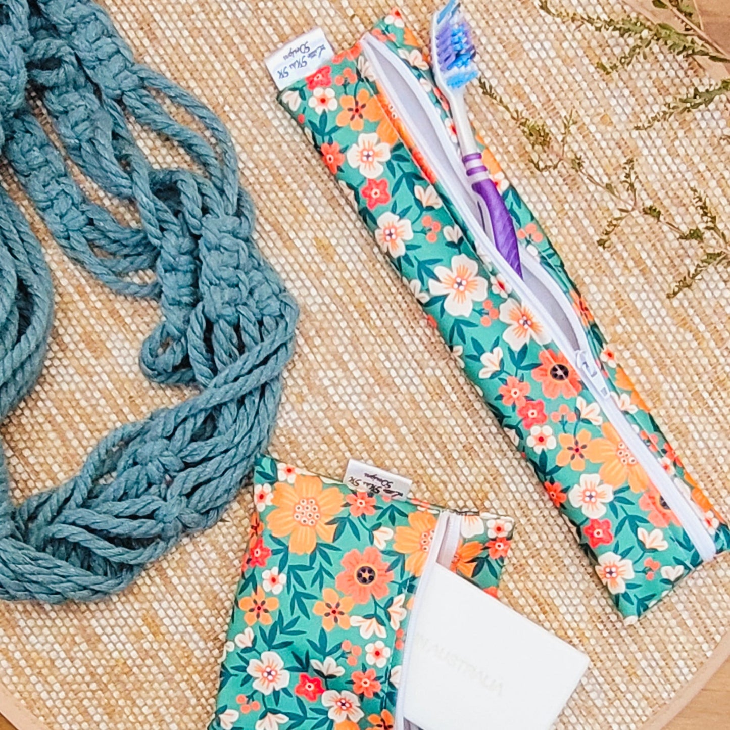 Spring has Sprung Travel Soap & Toothbrush Pouch