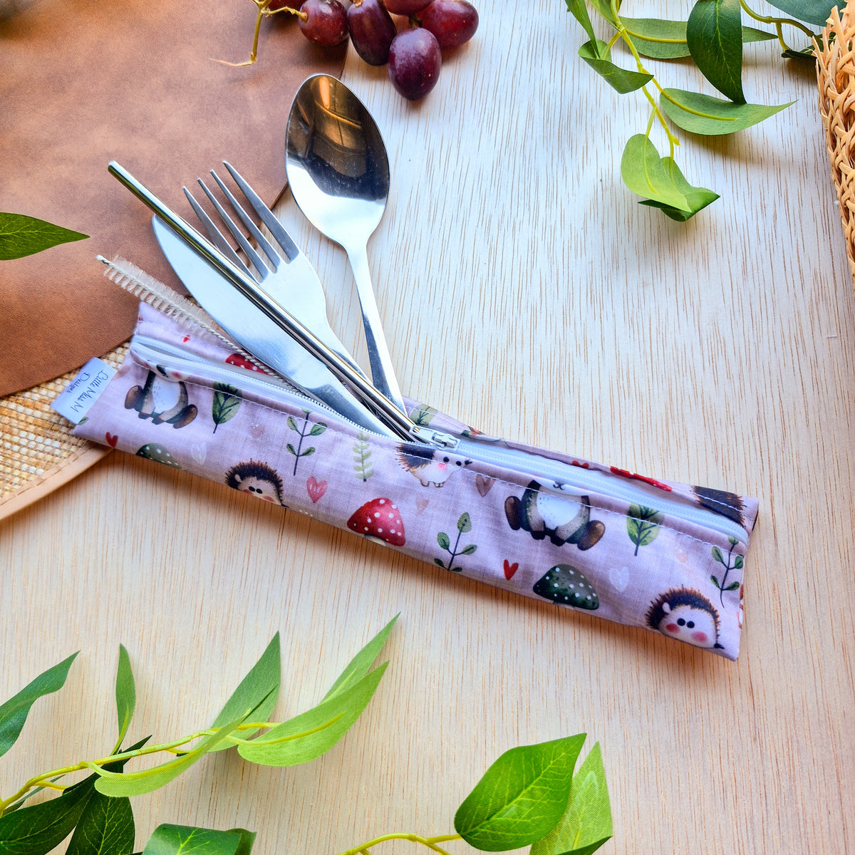 Forest Buddies Cutlery Pouch NEW