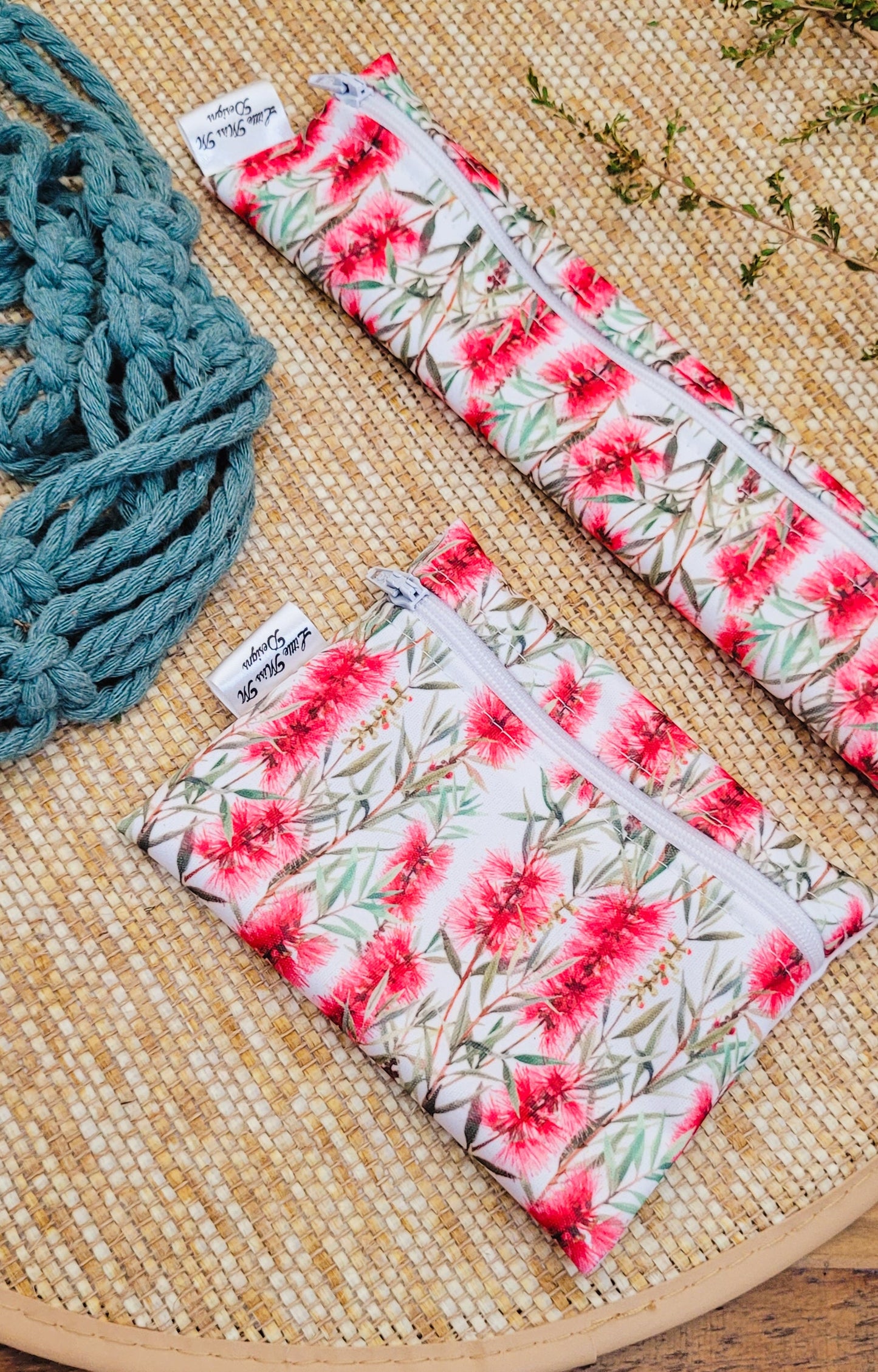 Bottlebrush Travel Soap & Toothbrush Pouch