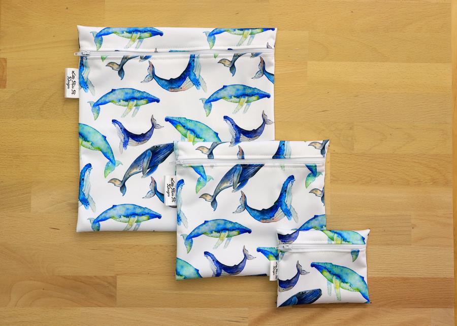 Whales Travel Soap & Toothbrush Pouch