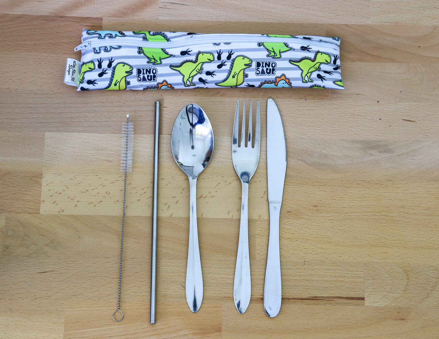 New Dino Cutlery Pouch