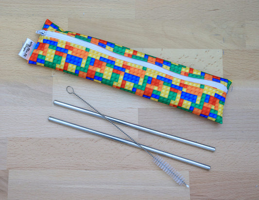 Blocks Straw Pouch