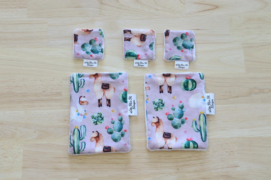 Llama & Cactus Makeup wipes