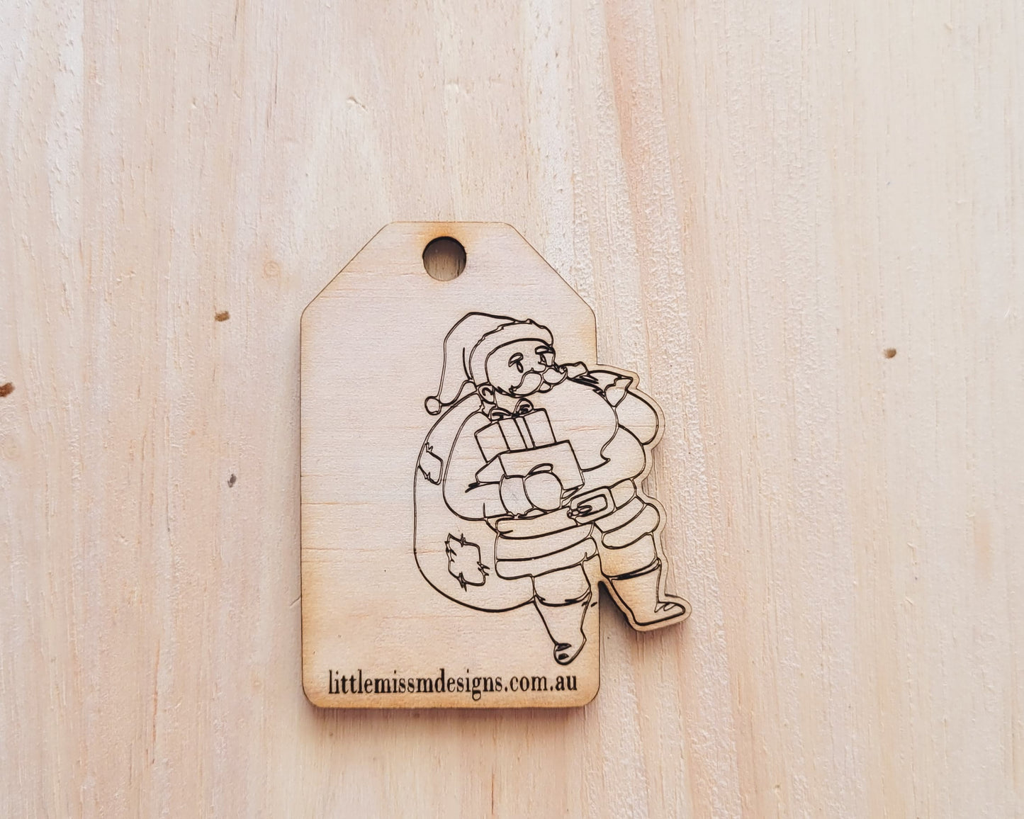 Pack of 6 Mixed Christmas Reusable Gift Tags